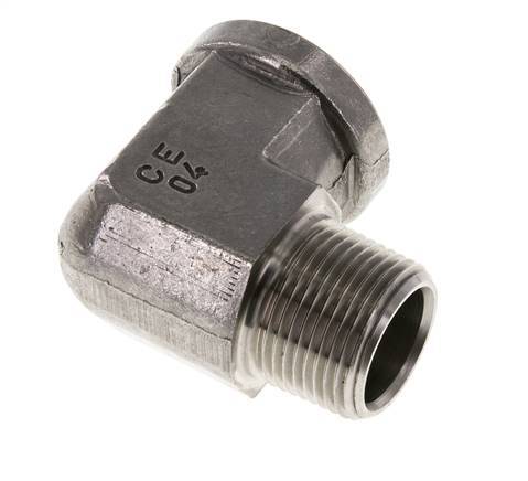 1 inch NPT x 1 inch NPT M/F Stainless steel 90 deg Elbow Fitting 140 Bar - Hydraulic — image 3