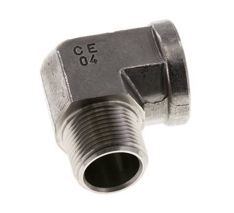 1 inch NPT x 1 inch NPT M/F Stainless steel 90 deg Elbow Fitting 140 Bar - Hydraulic — image 4