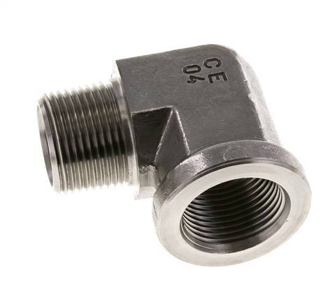 1 inch NPT x 1 inch NPT M/F Stainless steel 90 deg Elbow Fitting 140 Bar - Hydraulic — image 5
