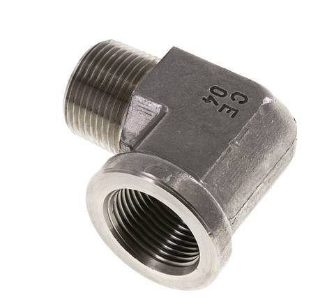1 inch NPT x 1 inch NPT M/F Stainless steel 90 deg Elbow Fitting 140 Bar - Hydraulic — image 6