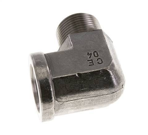 1 inch NPT x 1 inch NPT M/F Stainless steel 90 deg Elbow Fitting 140 Bar - Hydraulic — image 7