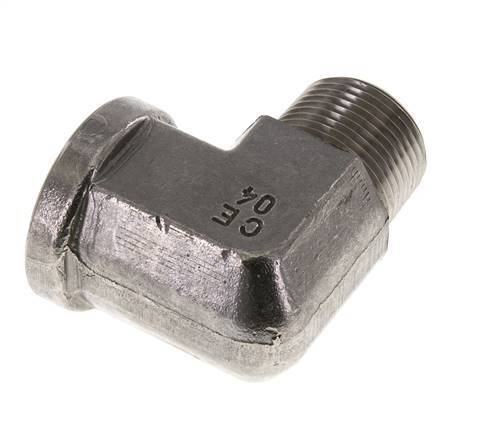1 inch NPT x 1 inch NPT M/F Stainless steel 90 deg Elbow Fitting 140 Bar - Hydraulic — image 8