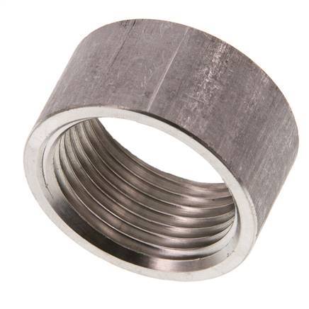 Rp 1 inch x 39.5mm Stainless steel Welding Socket 40 Bar DIN 2986 - 20mm — image 2