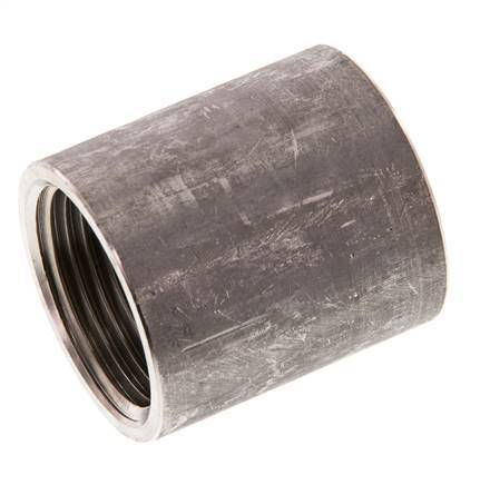 Rp 1 inch x 39.5mm Stainless steel Welding Socket 40 Bar DIN 2986 - 43mm — image 1