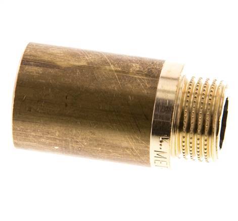 G 1/2 inch F/M Brass Extension DIN 3523 - 40 mm — image 2