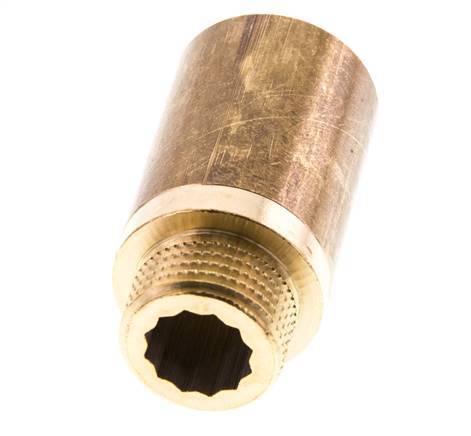 G 1/2 inch F/M Brass Extension DIN 3523 - 40 mm — image 4