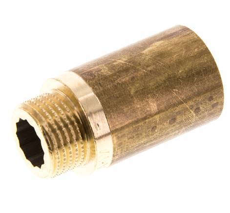 G 1/2 inch F/M Brass Extension DIN 3523 - 40 mm — image 5