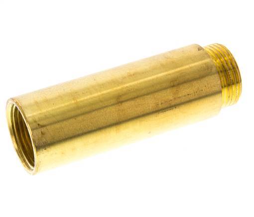 G 1 inch F/M Brass Extension DIN 3523 - 100 mm — image 1