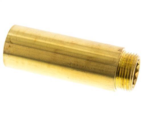 G 1 inch F/M Brass Extension DIN 3523 - 100 mm — image 2
