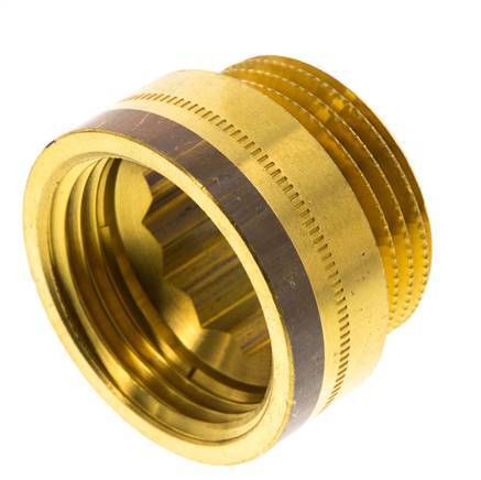 G 1 inch F/M Brass Extension DIN 3523 - 15 mm — image 1