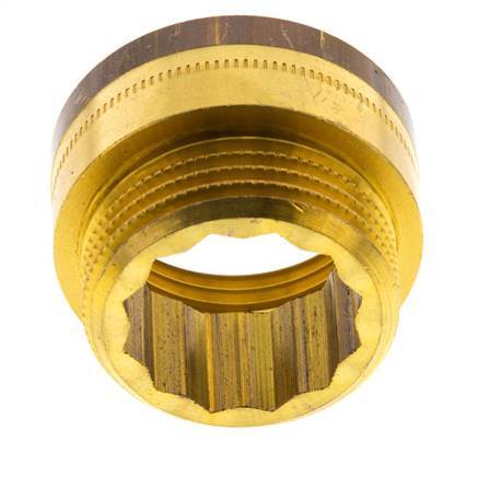 G 1 inch F/M Brass Extension DIN 3523 - 15 mm — image 4