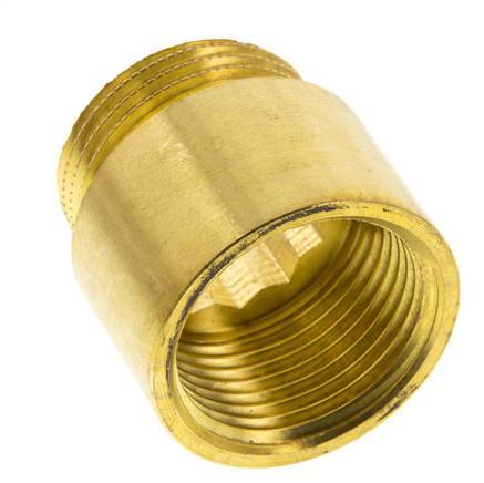 G 1 inch F/M Brass Extension DIN 3523 - 25 mm — image 3