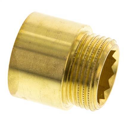 G 1 inch F/M Brass Extension DIN 3523 - 25 mm — image 6