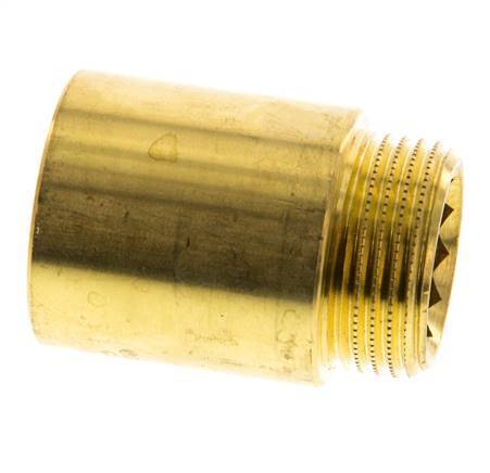 G 1 inch F/M Brass Extension DIN 3523 - 40 mm — image 2