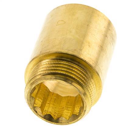 G 1 inch F/M Brass Extension DIN 3523 - 40 mm — image 4