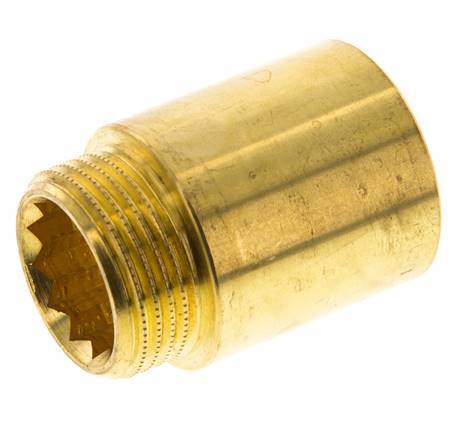 G 1 inch F/M Brass Extension DIN 3523 - 40 mm — image 5