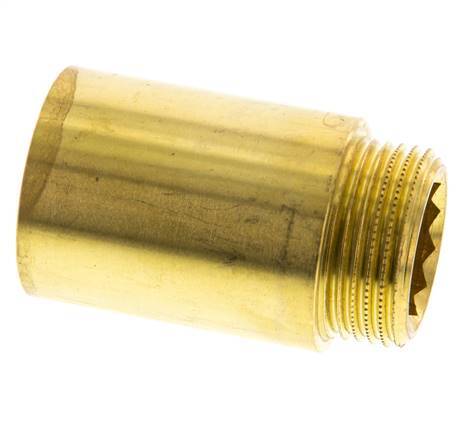 G 1 inch F/M Brass Extension DIN 3523 - 50 mm — image 2