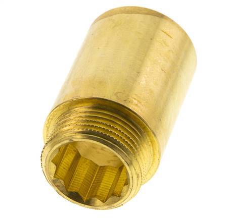 G 1 inch F/M Brass Extension DIN 3523 - 50 mm — image 4