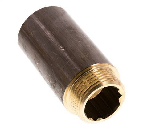 G 1 inch F/M Brass Extension DIN 3523 - 65 mm — image 3