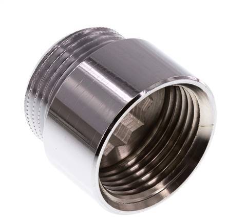 G 1 inch F/M Chromium plated Brass Extension DIN 3523 - 20 mm — image 7