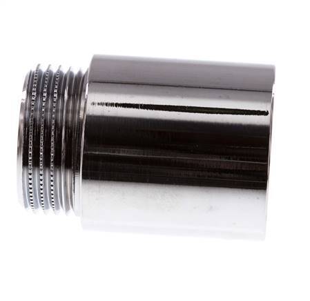G 1 inch F/M Chromium plated Brass Extension DIN 3523 - 40 mm — image 6