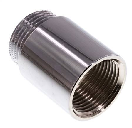 G 1 inch F/M Chromium plated Brass Extension DIN 3523 - 40 mm — image 7