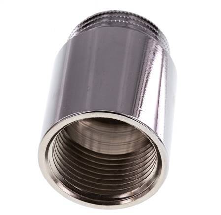 G 1 inch F/M Chromium plated Brass Extension DIN 3523 - 40 mm — image 8