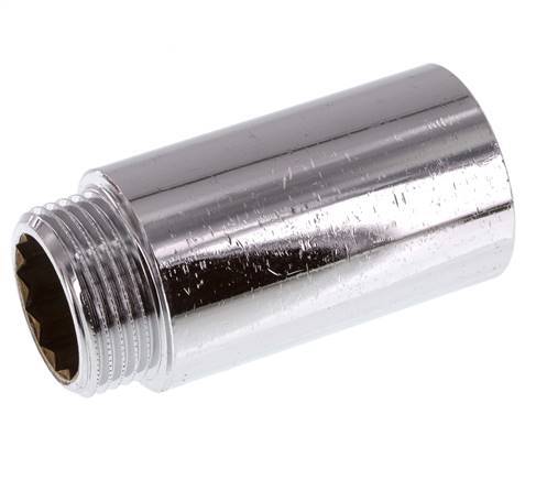 G 1 inch F/M Chromium plated Brass Extension DIN 3523 - 65 mm — image 5