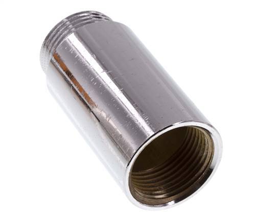 G 1 inch F/M Chromium plated Brass Extension DIN 3523 - 65 mm — image 7