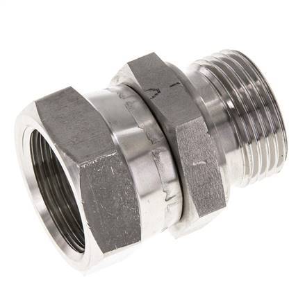 G 1 inch F/M Stainless steel Reducing Adapter 150 Bar - Hydraulic — image 1