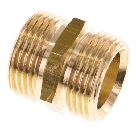 G 1 inch Brass Double Nipple 16 Bar — image 2