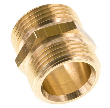 G 1 inch Brass Double Nipple 16 Bar — image 3