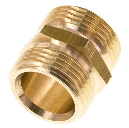 G 1 inch Brass Double Nipple 16 Bar — image 4