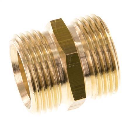 G 1 inch Brass Double Nipple 16 Bar — image 5
