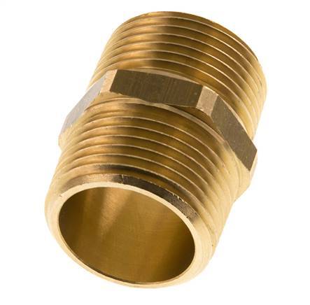 R 1 inch Brass Double Nipple 16 Bar — image 4