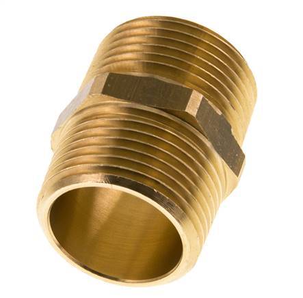 R 1 inch Brass Double Nipple 16 Bar — image 8