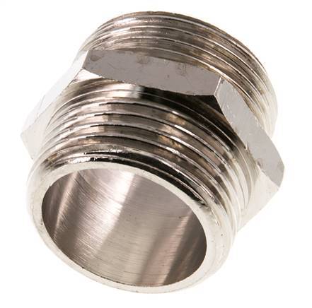 G 1 inch Nickel plated Brass Double Nipple 16 Bar — image 8