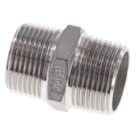 1 inch NPT Stainless steel Double Nipple 16 Bar — image 2