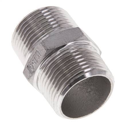 1 inch NPT Stainless steel Double Nipple 16 Bar — image 3