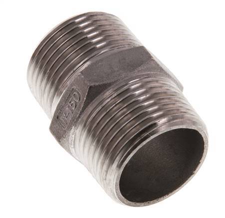R 1 inch Stainless steel Double Nipple 16 Bar — image 3