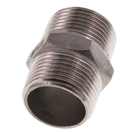 R 1 inch Stainless steel Double Nipple 16 Bar — image 4