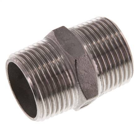 R 1 inch Stainless steel Double Nipple 16 Bar — image 5