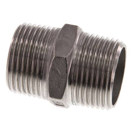 R 1 inch Stainless steel Double Nipple 16 Bar — image 6