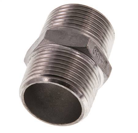 R 1 inch Stainless steel Double Nipple 16 Bar — image 8