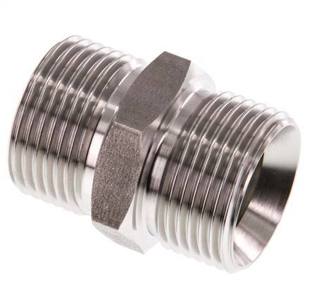 G 1 inch Stainless steel Double Nipple 40 Bar — image 1