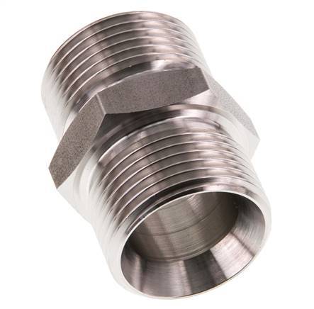G 1 inch Stainless steel Double Nipple 40 Bar — image 2