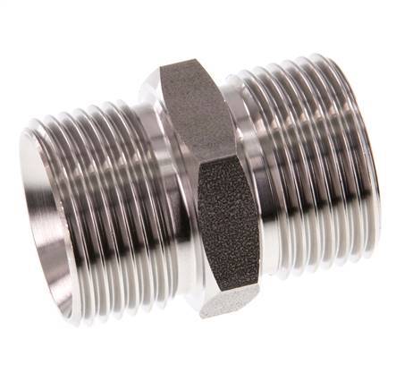 G 1 inch Stainless steel Double Nipple 40 Bar — image 4