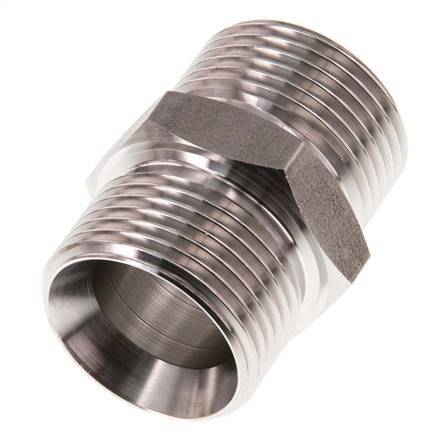 G 1 inch Stainless steel Double Nipple 40 Bar — image 7