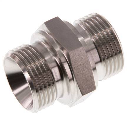 G 1 inch Stainless steel Double Nipple 345 Bar - Hydraulic — image 5