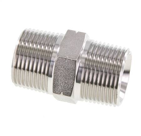 1 inch NPT Stainless steel Double Nipple 140 Bar - Hydraulic — image 6